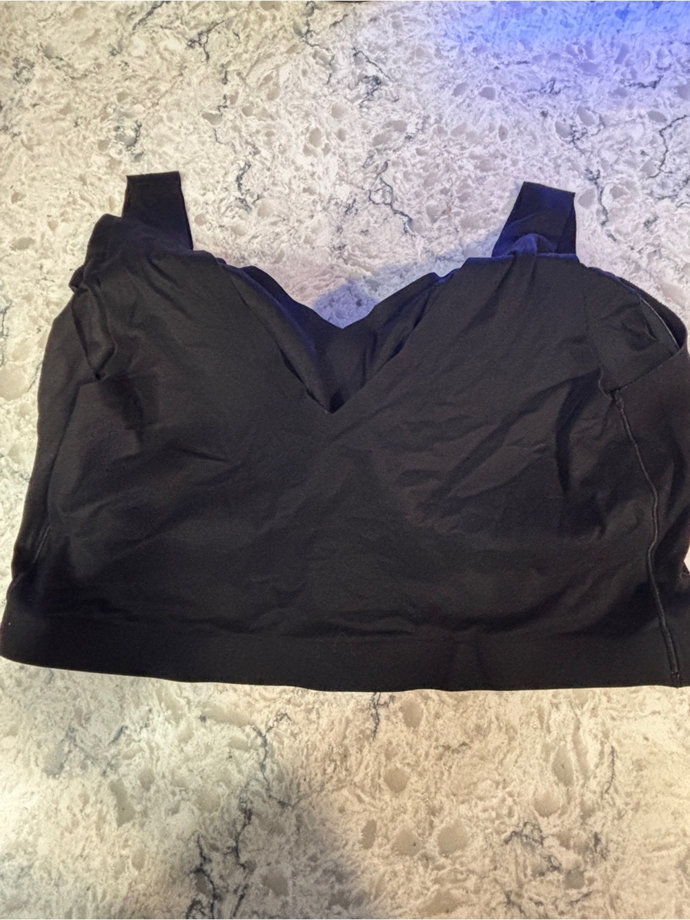 Bundle of 2 Soma Enbliss Seamless Wireless Bralettes in Black and Navy - Picture 4 of 6